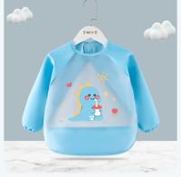 Babero impermeable para niños, bata de verano antisuciedad, manga larga,Pinny,ropa de interior y exterior,delantal de protección - details 10