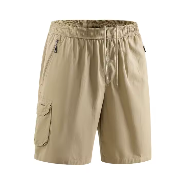 Pantalones Cortos de Carga de Moda para Hombres CHAIFENKO Cómodos, Ligeros, Transpirables para Primavera/Verano Material de Algodón, Ajuste Regular - 1
