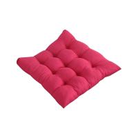 Cojín de silla liso, alfombra cuadrada de algodón, relleno suave, para asiento de oficina, hogar o coche, jardín - details 2