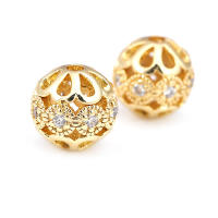 Cuentas de Espaciador de Barril de Brass Dorado de 18K Accesorios de Joyería DIY para Mujeres - details 41