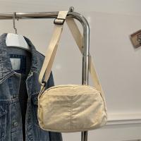 Bolso cuadrado de nailon de secado rápido, bandolera de gran capacidad, bandolera con cremallera, Color sólido, riñonera versátil para estudiante - details 5