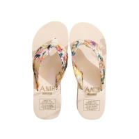 Sandalias de playa para mujer con tacón de cuña antideslizantes y realzadas, adecuadas para caminar por la playa a diario. - details 0