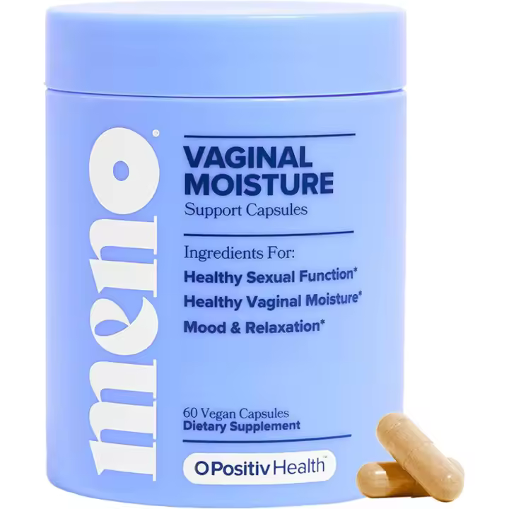 MENO Cápsulas de humedad OBGYN formuladas para apoyar la humedad vaginal saludable, suplementos sin hormonas para la relajación del estado de ánimo con un - 1