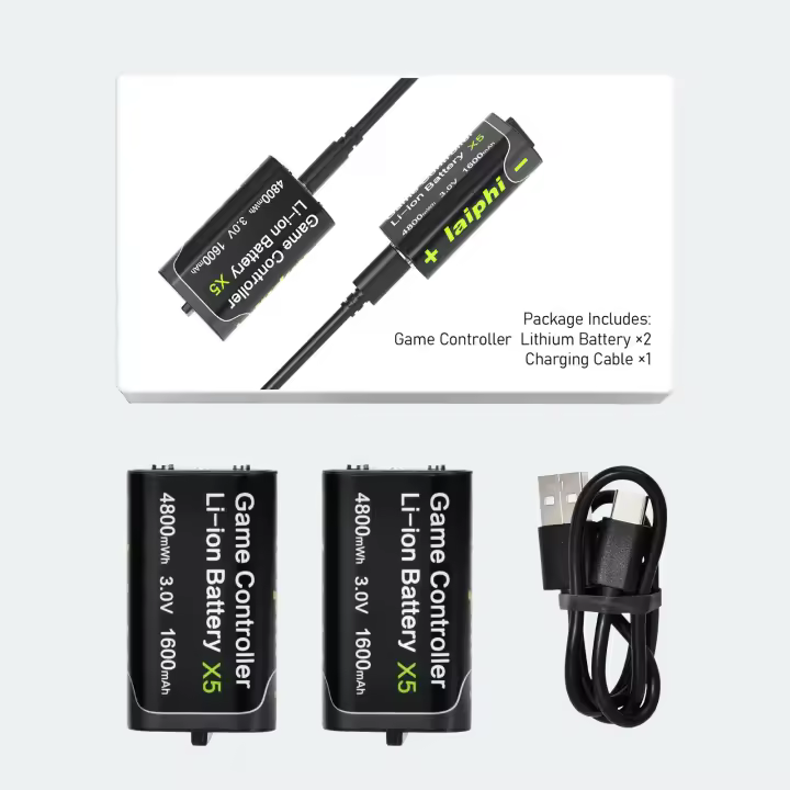 Batería Recargable de Litio Laiphi 2pcs 4800mWh para XboxOne/Series X|S/Elite Controllers - 1