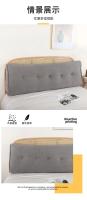 Cojín de Descanso de Cama Triangular Suave Almohada de Lectura Grande con Almohada de Espalda para Adultos - details 8