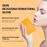 Jabón brillante de ácido kójico de cúrcuma y limón, jabón hecho a mano, loción hidratante iluminadora, jabón Facial corporal - details 10