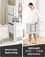 Escalera Plegable de Aluminio Ligera, Antideslizante, Portátil para Hogar y Oficina - details 11