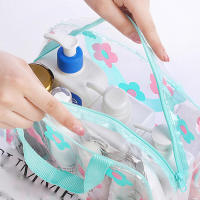 Bolsa de almacenamiento de maquillaje transparente, diseño grande y liviano para gestión de artículos pequeños - details 4