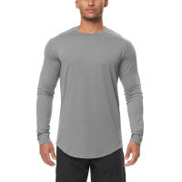 Camiseta de Compresión Deportiva para Hombre Muscleguys Talla Ajustada Larga Manga Negra para Gimnasio y Entrenamiento Bodybuilding Cuidado de la Ropa: Lavado en Máquina - details 3