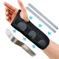 Soporte ajustable para muñeca, 1 piezas, soporte de mano de compresión con férula para túnel carpiano, lesiones, dolor de muñeca, esguince, deportes - details 1