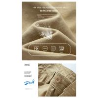 Pantalones Cortos Trabo para Hombres Cinturón de Algodón Medio, Ajuste Suelto, Estilo Casual, Novedad de Verano 2024 - details 3