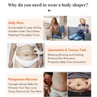 Faja moldeadora de cuerpo de alta elasticidad, entrenador de cintura, Control de barriga, corsé moldeador de alta compresión, fajas colombianas, cinturón adelgazante - details 4