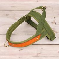 Traje de Arnés de Cuero de Nylon para Perros Chaleco Pequeño, Mediano, Bulldog Francés - details 2