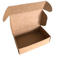 Caja de embalaje de papel Kraft en blanco, dulces y galletas para exhibición de caja de cartón, suministros para fiestas de cumpleaños, jabón hecho a mano, 10 piezas - details 3