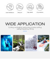 CXWXC-guantes de neopreno de invierno para ciclismo, traje de neopreno, guantes de dedo completo, Guantes Térmicos flexibles de 3mm, guantes largos para buceo - details 1