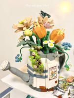 Mini botella de spray de simulación, flor, planta de carne, decoración del hogar, bloque de construcción, juguete para niños, regalo para niñas - details 9