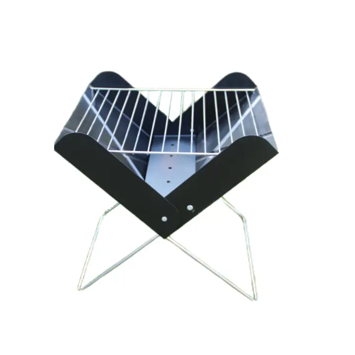 Barbacoa carbon pequeña al aire libre viajar portatil plegable - 1