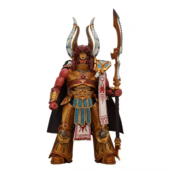 JOYTOY 1/18 Figura de acción The Horus Heresy Mil hijos Magnus el Primarca Roja de la Legión XV - 1