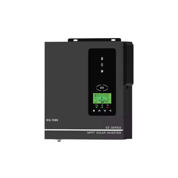 Anern Inversor Solar Híbrido 1.5KW 24V, Voltaje de 220V, Control Automático, Onda Sinusoidal Pura, Regulador de Carga MPPT 80A - 1