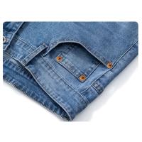 Pantalones Vaqueros de Algodón de Cintura Alta para Hombres Ajuste Perfecto, Cómodo, Transpirable, Estilo Casual - details 26