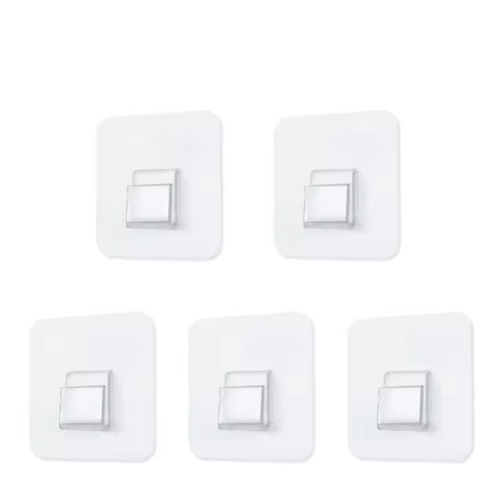 Soporte sin marcar con ventosa, gancho colgante, ganchos de almacenamiento para puerta de pared sin perforaciones, gancho de pared, estante de almacenamiento decorativo para el hogar - 1