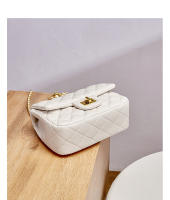 Bolso de cadena de rombo de viento fragante pequeño con bola dorada Bolso bandolera de gran capacidad versátil de moda de alta gama Bolso de hombro de nicho francés - details 12