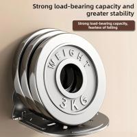 Soporte de Metal duradero para montaje en pared, soporte de proyector Compatible con monitoreo, soporte de enrutador gris, estante de almacenamiento para interiores - details 7