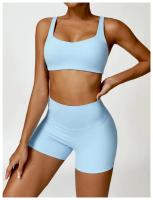 Pantalones cortos de Yoga para mujer, ropa de gimnasio de cintura alta, pantalones cortos deportivos de ciclismo - details 28