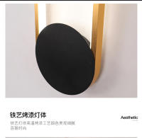 Lámparas de pared LED modernas, iluminación interior blanca/dorada con luz negra para pasillo, dormitorio, lámpara de mesita de noche, decoración de sala de estar - details 11
