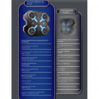 Boxeador musical de pared con guantes, 3 velocidades y luces LED, Bluetooth - details 2