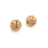 Cuentas de Espaciador de Barril de Brass Dorado de 18K Accesorios de Joyería DIY para Mujeres - details 63