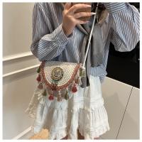 Bolsos Tejidos a Mano Nuevos Bolsos de Paja de Verano Estilo Étnico con Flecos - details 20