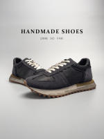 Zapatos deportivos para hombre, hechos a mano, estilo maduro, retro, de cuero, con suela gruesa y transpirable. - details 12