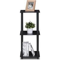 Mesa Auxiliar Simplista, Madera compuesta, Espresso/Negro, 2 Unidades - details 44