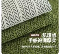 Fundas de sofá de chenilla para sala de estar, cojín de sofá antideslizante en forma de L, toalla de sofá moderna de Color sólido para el hogar, Universal para las cuatro estaciones - details 9