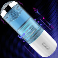 Masturbación masculina giratoria telescópica eléctrica taza de avión dispositivo de entrenamiento de pene punto abultado estimulante Sexual para adultos - details 6