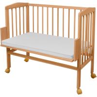 Cuna colecho, Altura Regulable, Natural sin tratamientos o Lacado en Blanco,Lacado en Blanco Extra Grande 90x55cm - details 6