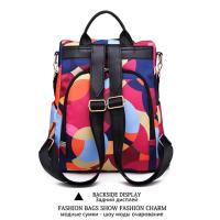 Mochila Multifuncional Antirrobo de Gran Capacidad Estilo Floral Correa de Hombro Arcuada - details 19