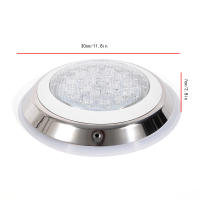 Luz LED subacuática RGB de 12V y 54W para piscina, lámpara de Spa, mando a distancia inoxidable - details 2