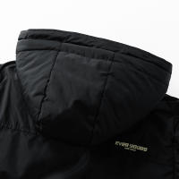 Chaqueta Parka de Invierno Desmontable Cálida, Gruesa, A Prueba de Viento para Hombres Moda Casual - details 7