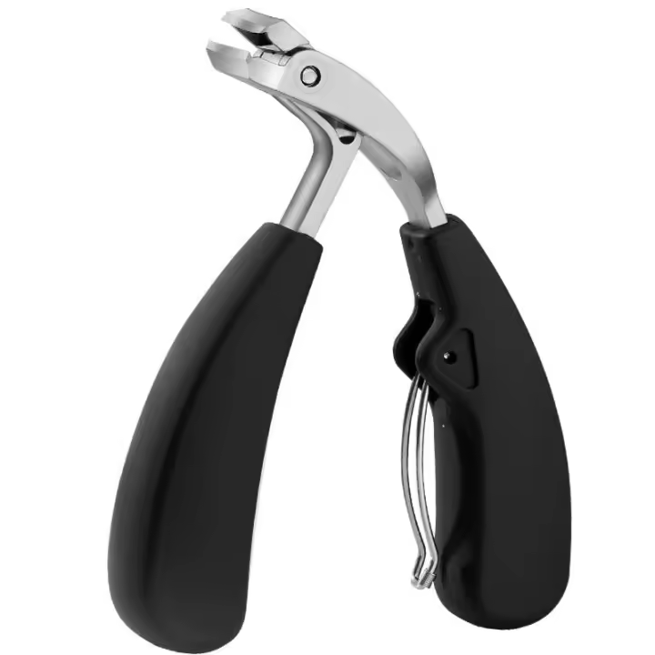 Cortaúñas de Gran Apertura de Acero Inoxidable Juego de Cortaúñas Secundarias Cuchillo de Manicura - 1