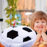 Cojín de Fútbol de Peluche Decoración de Habitación Deportiva Regalo Ideal para Novio - details 2