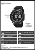 Reloj Deportivo Electrónico Impermeable Multifuncional con Dial Grande para Entrenamiento al Aire Libre para Estudiantes de Secundaria Reloj Luminoso para Hombres con Alarma - details 4
