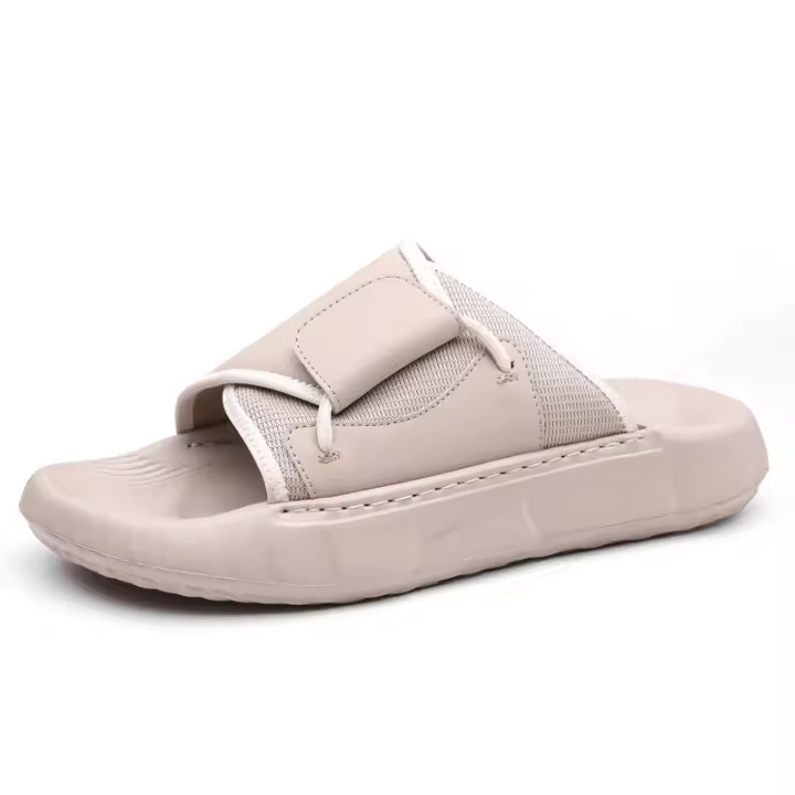 Zapatillas de hombre de verano, moda casual, cómodas, suela suave, sandalias de playa de doble uso para jóvenes - 1