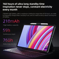 Funda protectora de doble cara para teclado Redmi Pad Pro, 12,1 pulgadas, Bluetooth, 760H, tiempo de espera Ultra largo - details 3