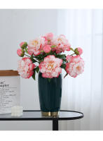 Ramo de Flor de Peonía de Doble Cabeza de Alta Gama 5PCS Decoración de Sala China - details 5