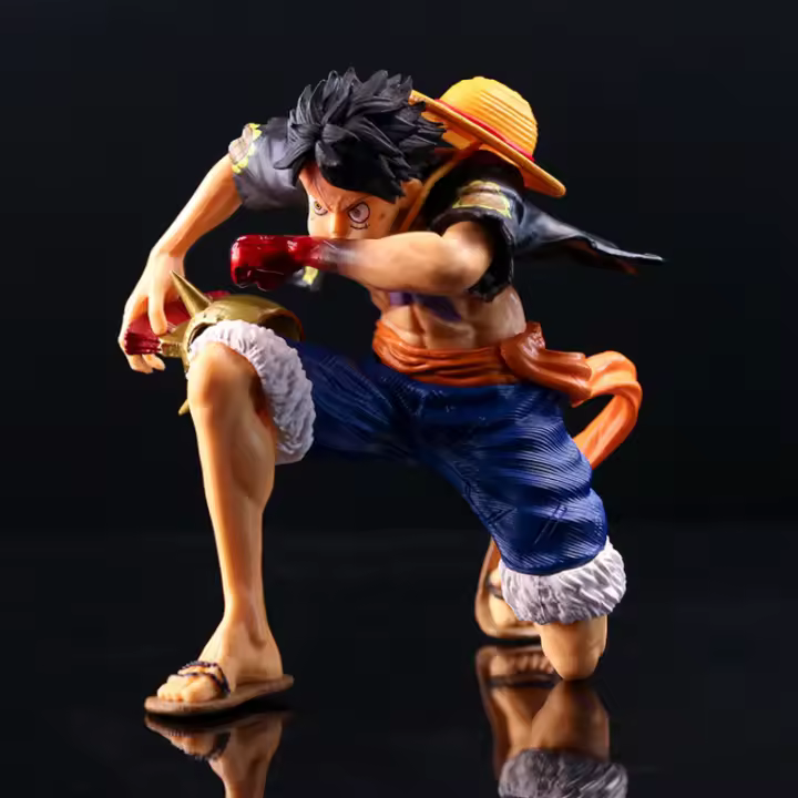 Luffy gear 2 Figura de acción Nika estatua dios del sol, modelo de PVC, juguete coleccionable para niños, 13cm - 1