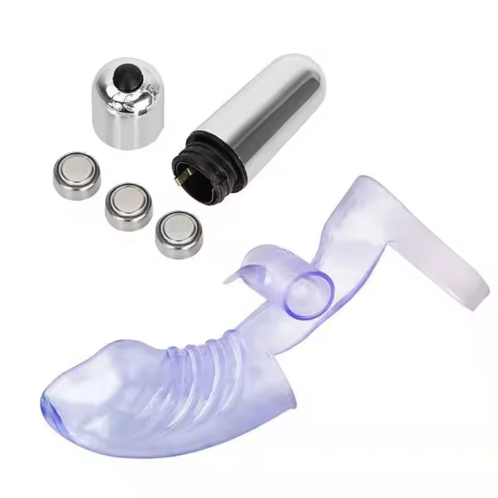 Juego de Vibración de Dedos Fierce Horse Material Suave TPE, 3 Botones, Baterías, Juegos de Flirteo para Hombres y Mujeres - 1