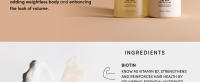 OUAI Set Champú y Acondicionador de Sulfato para Cabello Fino Hecho con Queratina, Raíz de Malvavisco, Manteca de Karité, Aceite de Aguacate - Sin - details 8