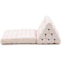 Cómodo Colchón De Suelo con Cojín De Lectura, Futón Japonés, Cama Plegable O Esterilla De Masaje Tailandés, 170 x 53 cm, Azul Claro - details 228